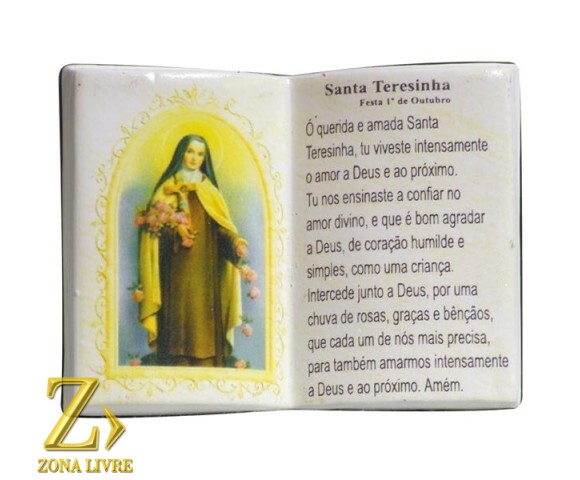 LIVRO DE ORAÇÃO SANTA TEREZINHA 10X08CM