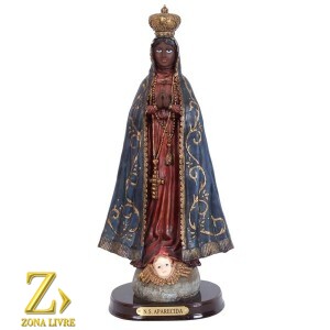 N.SRA APARECIDA TRADICIONAL C/BASE 20CM