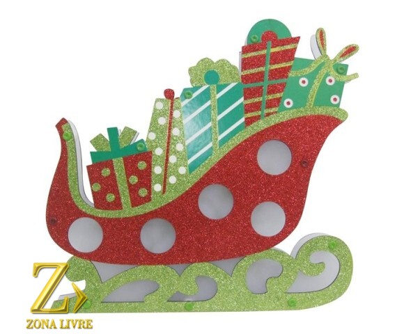 TRENO C/ LUZ 23X30X3CM
