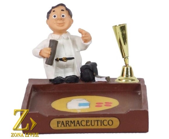 PORTA PAPEL E CANETA ADVOGADO 8CM
