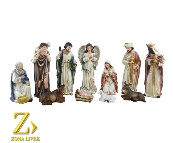 PRESEPIO MIX COLOR 11PÇS 30CM