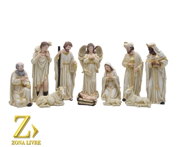 PRESEPIO NEW MARFIM 20CM 11PÇS